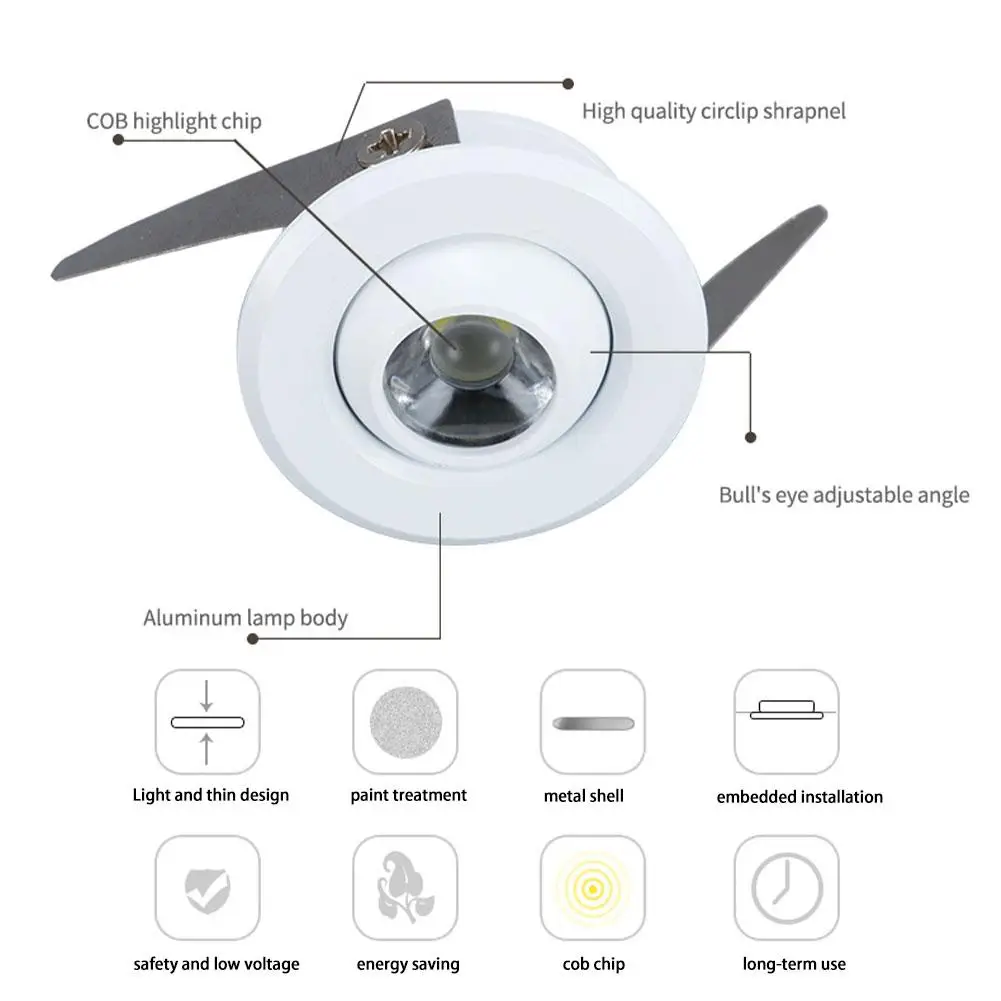 12V светодиодная подсветка под шкаф с регулируемым углом наклона светильники