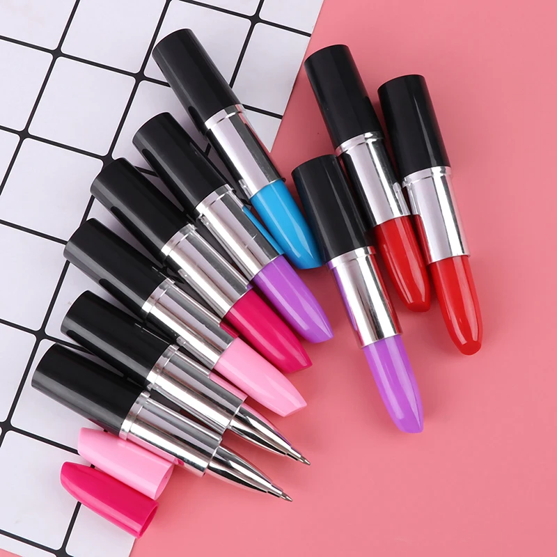 

Creative lipstick pen cute mini 7cm ballpoint pen, office stationery supplies funny ballpoint pen gift personality ballpoint pen