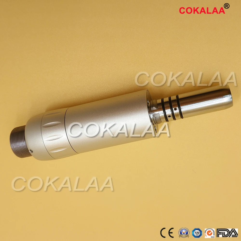 

Cokalaa Dental Low Speed Handpiece Kit Air Turbine Straight Contra Angle Air Motor Inner Water Spray 2/4Holes Available