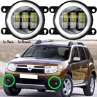 Автомобильные левые и правые Противотуманные фары в сборе, Светодиодный Противотуманные фары Angel Eye, дневные ходовые огни, противотуманные фары s H11 12 В для Honda Fit 2015 - 2018