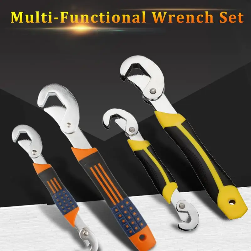 

Multi-functional Quick Adjustable 6-32mm Wrench Universal Carbon Steel Pipe Bolts Nuts Spanner Tool
