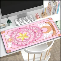 gujiaduo pink anime mouse pad xxl laptop gamer girl heart desktop pc game keyboard carpet gaming accessories mouse pad anime mat