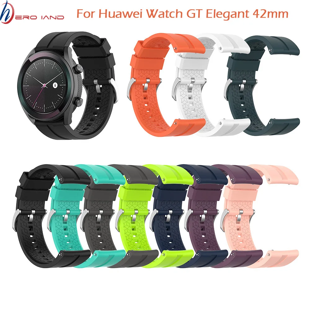 

For Huawei Watch GT Active/Elegant Strap/Honor Watch Magic Band Silicone Sports Bracelet For Huawei GT Watch Correa/Honor Magic