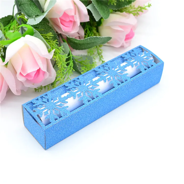 7 дюймов Высокое качество лазерной резки снежинки коробки для свадебного