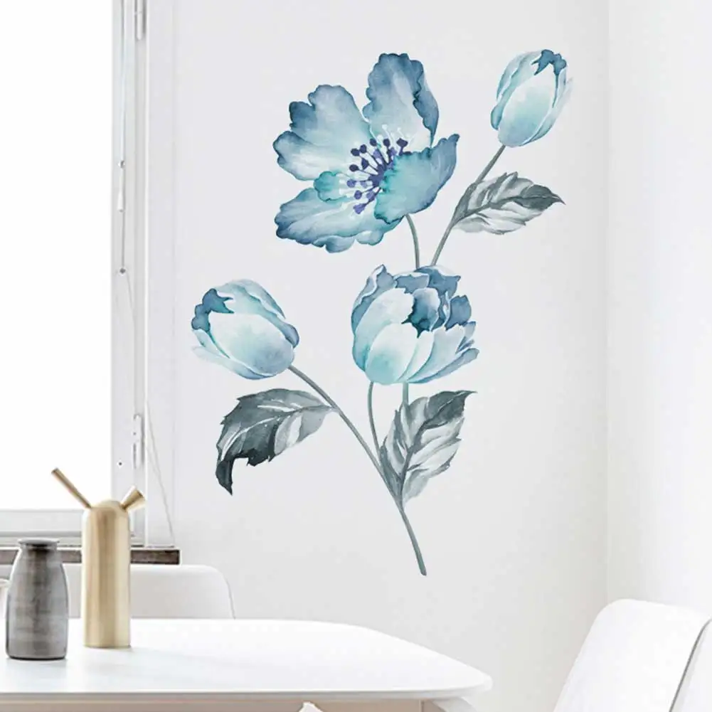 Самоклеющиеся орхидеи для гостиной украшение дома ПВХ наклейки на стену спальни