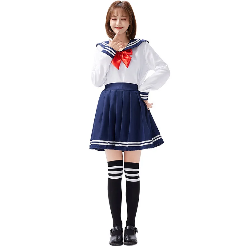 Женская школьная форма Kawaii Sailor JK карнавальный костюм| |