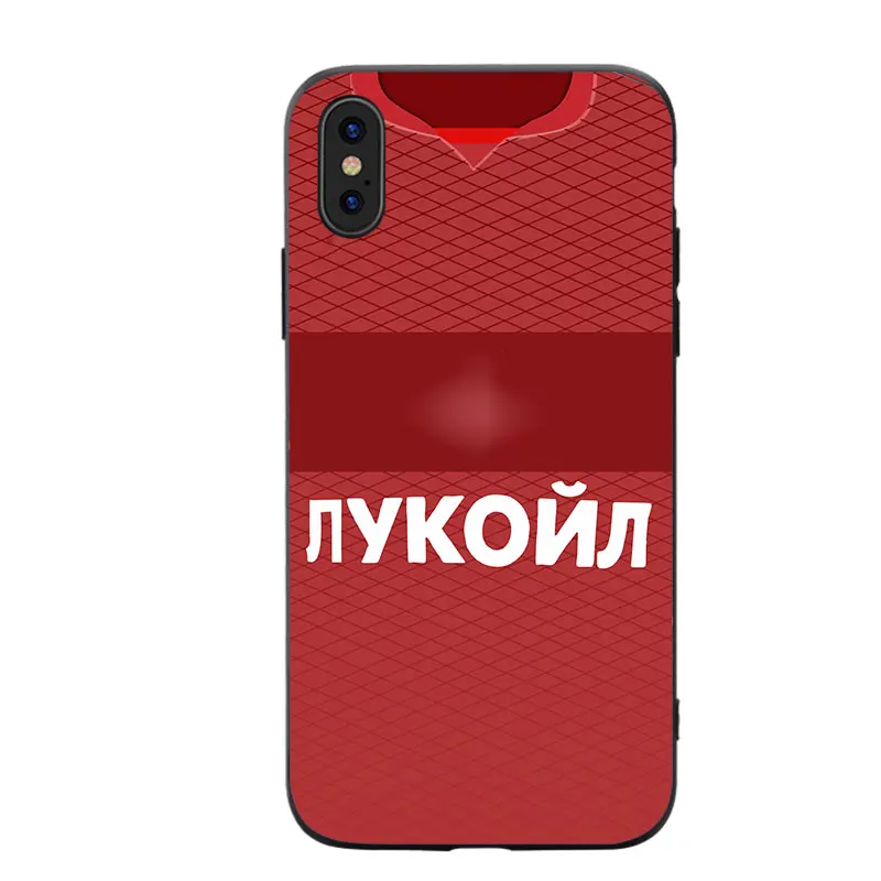 Чехол для телефона ЦСКА Спартак Модный мягкий силиконовый чехол Iphone 6 6S 7 8 Plus X XS XR