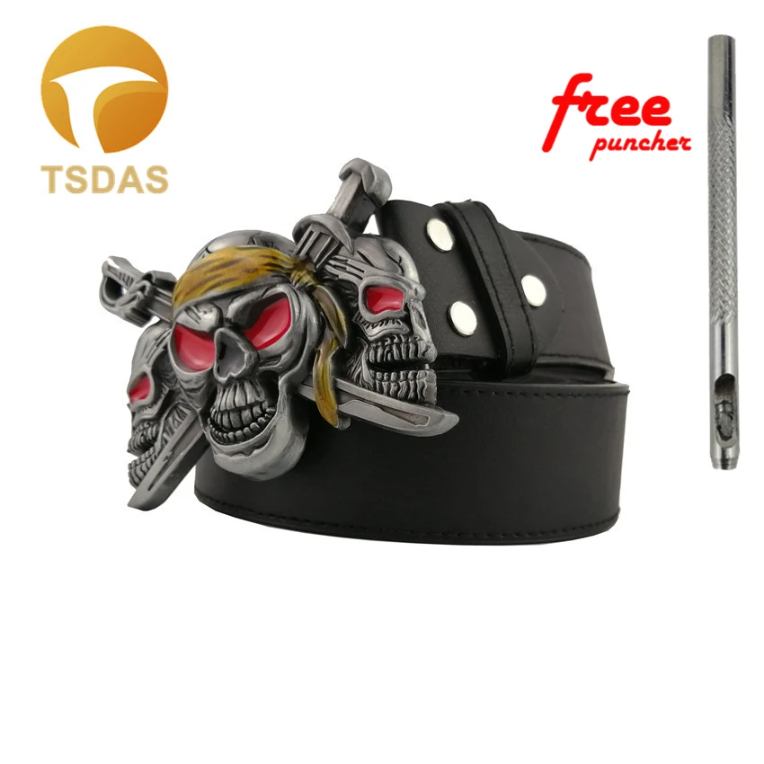 Бесплатная доставка объемная пряжка для ремня в виде черепа с античным