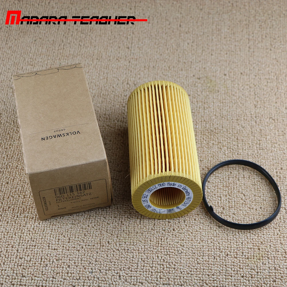 Масляный фильтр двигателя 06D115562 2006 л для Audi Q3 TT SEAT Skoda Octavia VW Polo Eos 2007 2008 2009 2010 2011 2012
