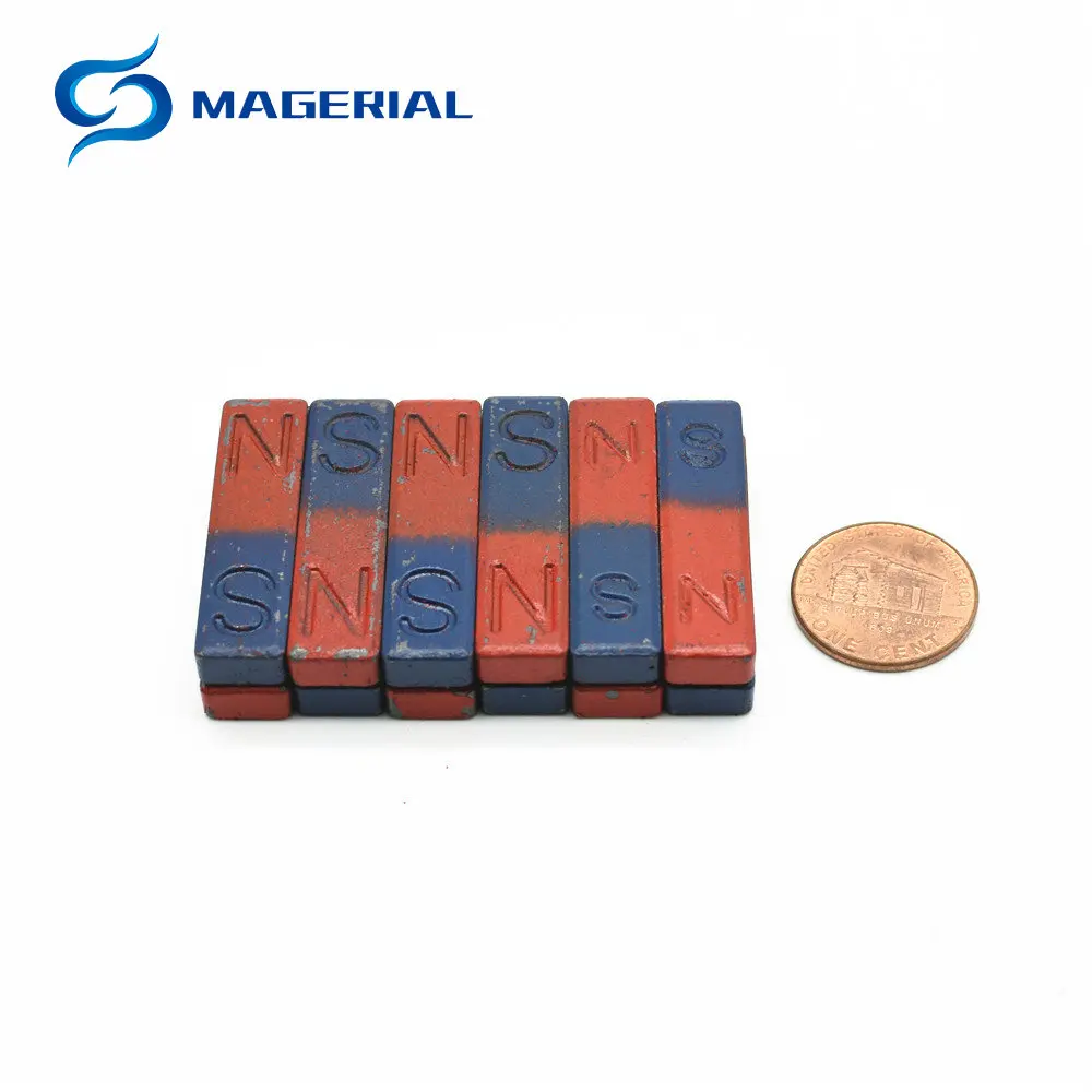 12-1000 шт. Магнитный обучающий магнитный инструмент типа бар магнит 35x9x5 мм Studend