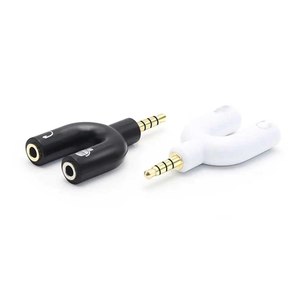 For Xbox One Adapter (TRRS) Headset Headphone Mic 2 to 1 Splitter for PS4 PC Laptop Ear Audio | Электроника