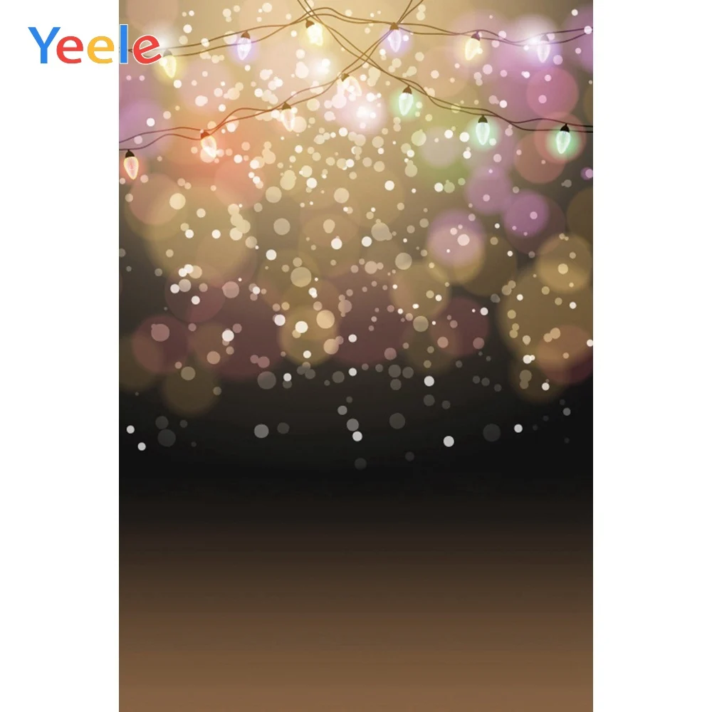 Yeele вечерние фоны для фотосъемки с декором дома и цветным светильник боке, персонализированные фотографические фоны для фотостудии - Цвет: NBK24813