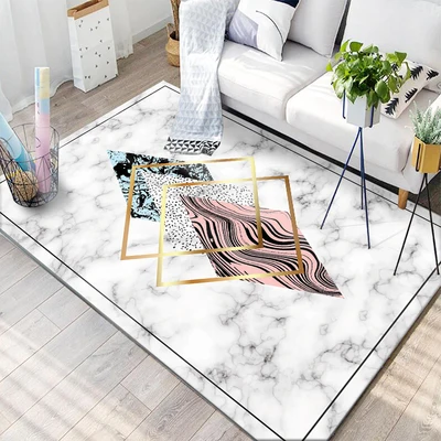 1200X1600MM По индивидуальному заказу 2x3M салон 3D ковер Nordic геометрический Мрамор коврики с узором коврики для гостиной Диванный кофейный столик пусковая площадка коврик для спальни - Цвет: 1200X1600MM