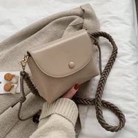 summer fancy braided strap mini crossbody bags for women candy color cell phone purse high quality girls cute shoulder bags 2021