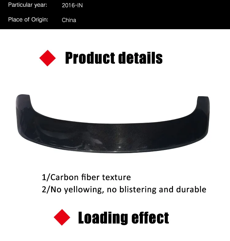 Спойлер для Mercedes Benz GLC class GLC300 GLC250 дюймов GLC43 GLC260 спойлер Hohe Carbon faser Auto Hinten Brabus