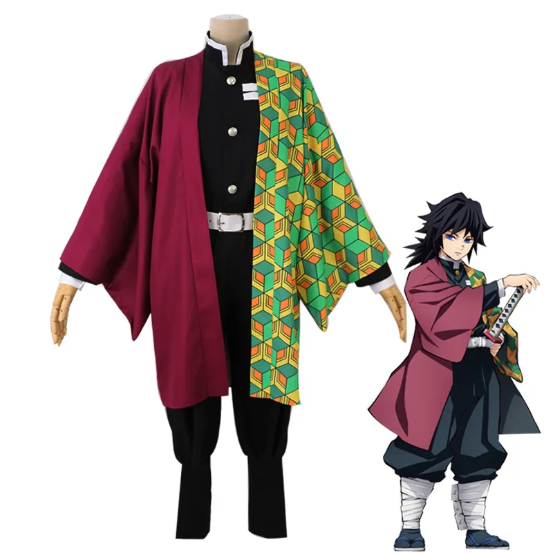 Костюм для косплея из аниме рассекающий демонов кимоно но м/ф no Yaiba Kamado Tanjirou Nezuko