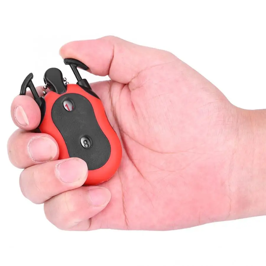 Портативная счетная мини квадратная пластиковая табло с брелок для улицы