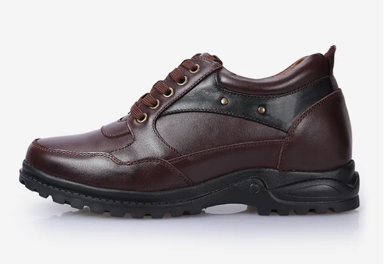 100% Genuine Leather Height Increasing Elevator Shoes with Hidden Insole Elevated Men Taller 8 cm Casual Sneakers | Обувь
