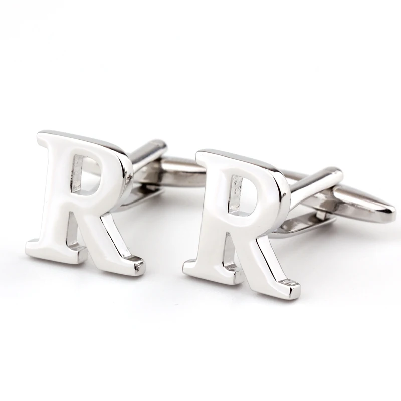 Запонки мужские французские с буквами алфавита|letter cufflinks|cufflinks for mensfrench cufflinks |