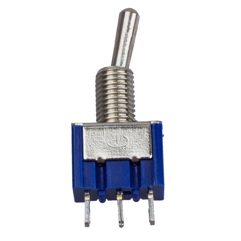 4 шт. AC 125V 6A 3 Pin SPDT вкл./ВЫКЛ./ВКЛ. положения Мини тумблер синий|Выключатели| |