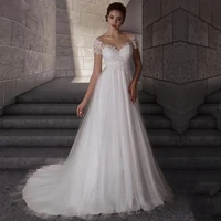 tout an 2022 pregnant wedding dress empire lace ivory bridal gowns short sleeves maternity bridal gowns lady marriage dresses