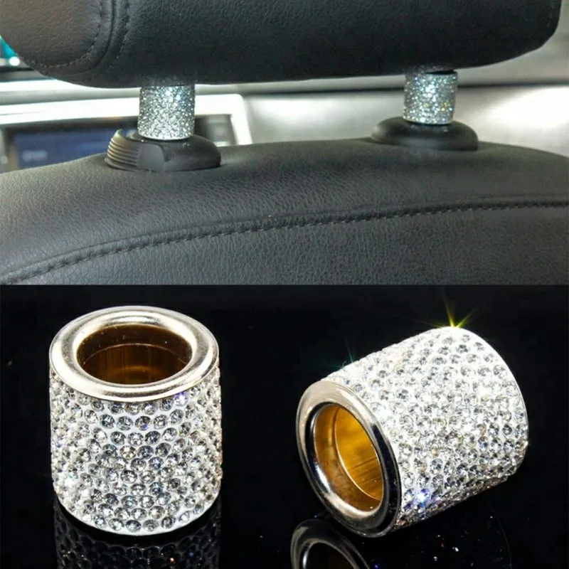 Алмазное кольцо для сиденья 1 шт. украшение автомобиля подголовника
