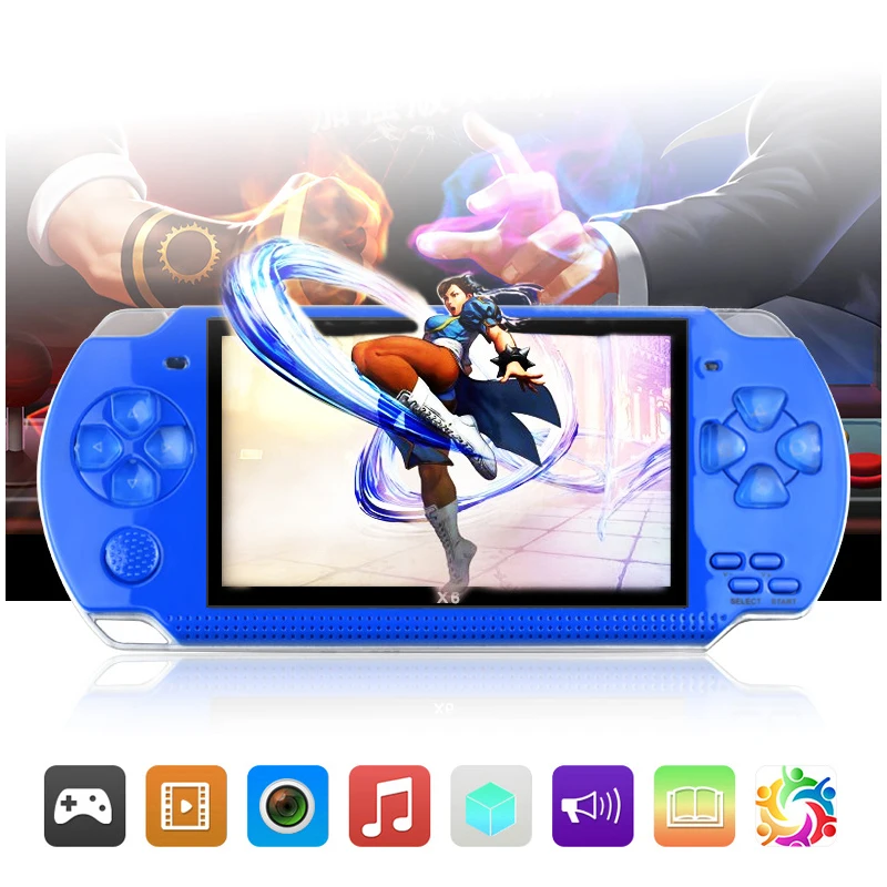 Портативная игровая консоль для PSP Games с экраном 4 3 дюйма классические ретро-игры