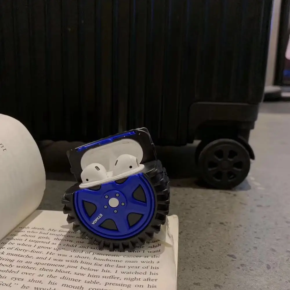 Забавный 3D милый автомобильный модный силиконовый мягкий чехол для гарнитуры Apple