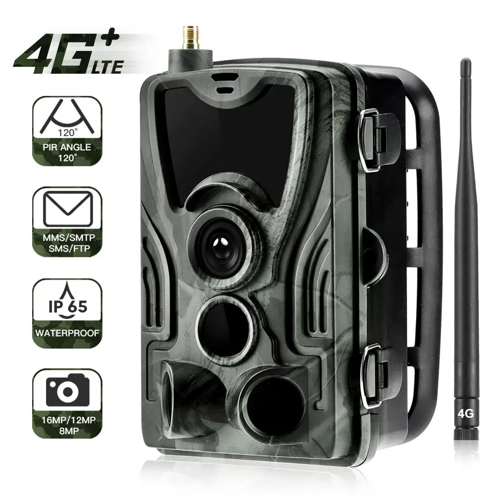 4G охотничья камера SMTP MMS SMS 20 МП 1080P Беспроводная сотовая для дикой природы s HC801LTE 0 3
