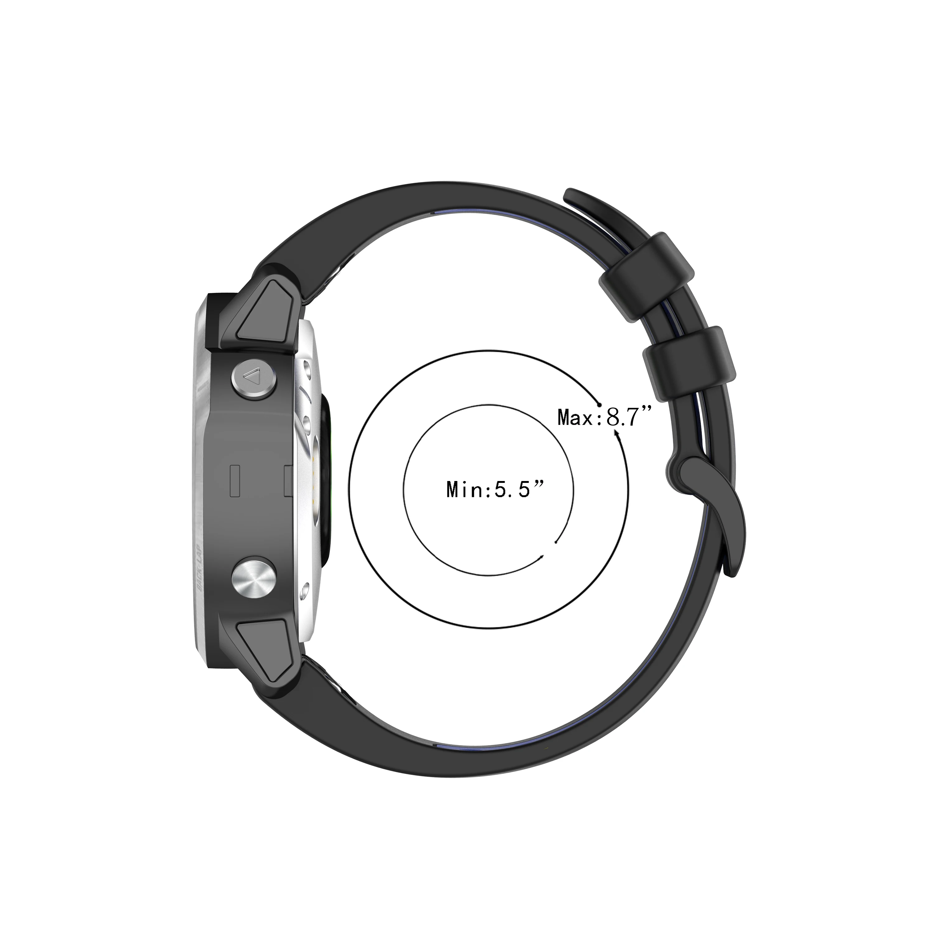 Ремешок для смарт часов Garmin Fenix 6X 6 6S Pro быстросъемный легко устанавливаемый
