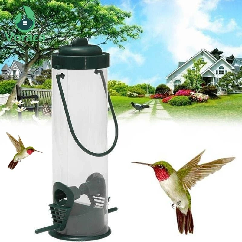 Garden Tree Hanging Bird Feeder Song Squirrel Proof Seed Container Pet Supplies Wild Wildlife Birdfeeders Outdoor | Дом и сад