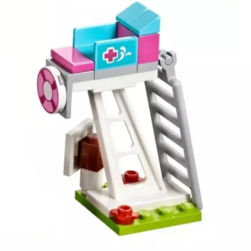 Fit City Friends Princess Dollhouse летний бассейн &quotHeartlake&quot Модель строительных блоков набор