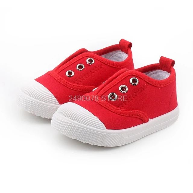 Детские холщовые кроссовки для девочек Повседневная дышащая обувь с цветными