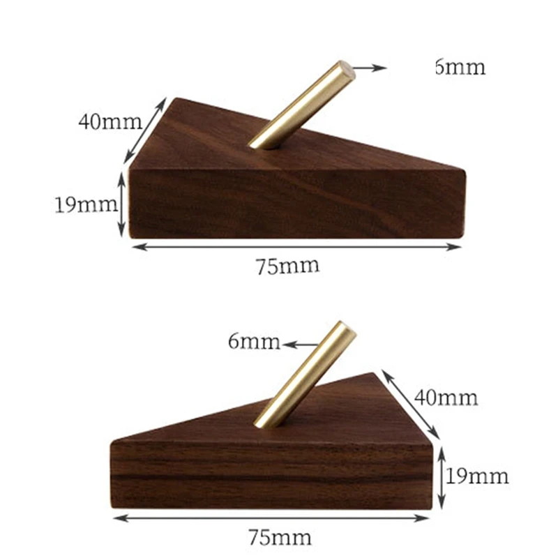 AF88-n&oacute;rdico japon&eacute;s creativo nogal haya madera maciza cobre abrigo gancho decoraci&oacute;n de pared dormitorio habitaci&oacute;n Hotel cafeter&iacute;a Decoraci&oacute;n-3