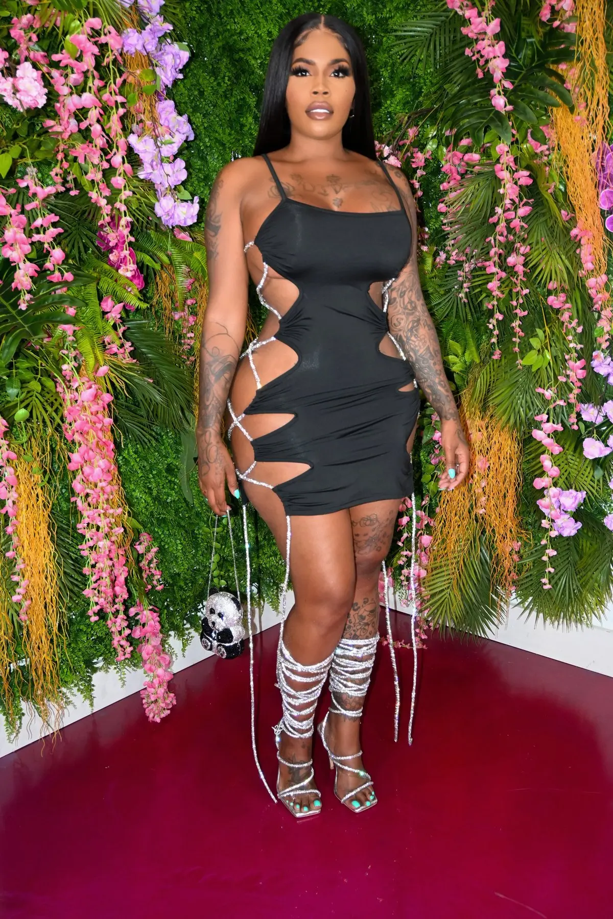 

SSEURAT Women Summer Drawstring Lace Up Bodycon Midi Dress for Sexy Night Party Clubwear Spaghetti Strap Mini Pencil Dresses