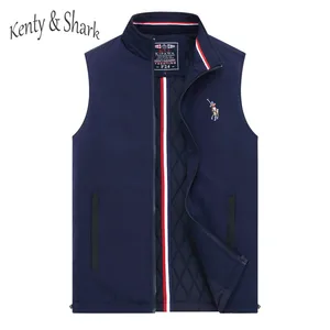 Жилет мужской Kenty  Shark, с хлопковой подкладкой, ветрозащитный, без рукавов, 4XL, размера плюс
