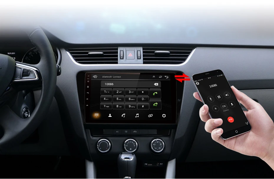 Junsun V1 2G+ 32G Android 9,0 для SKODA Octavia 2013- A7 автомобильный Радио Мультимедиа Видео плеер gps RDS 2 din dvd