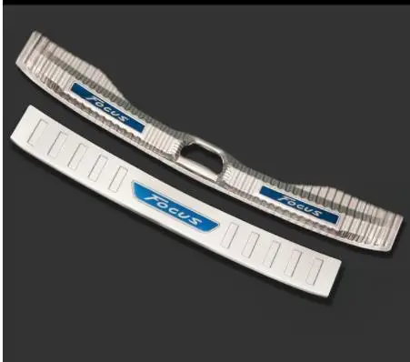 Высококачественная защитная накладка на задний бампер из нержавеющей стали для