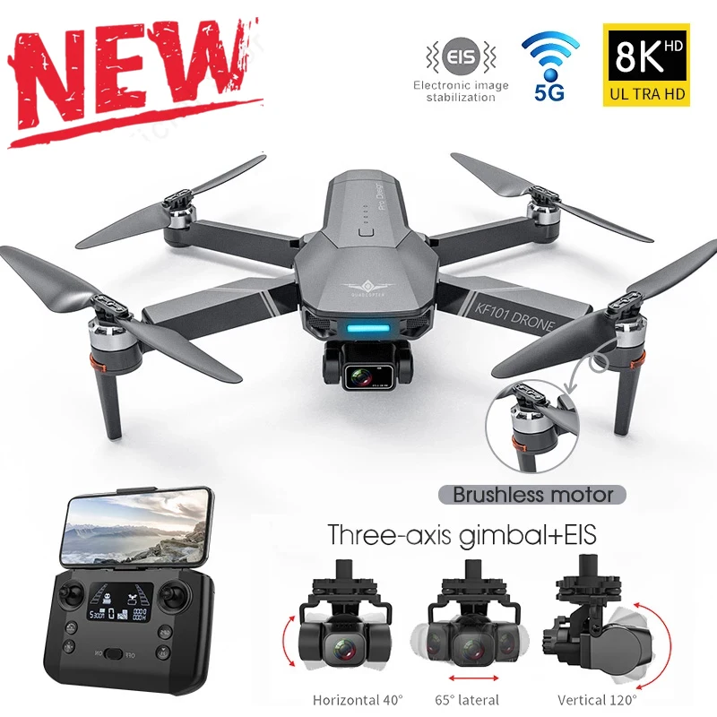 XCZJ 2021 Новый GPS Дрон с разрешением 4K Profesional 8K HD Камера 3 осевому гидростабилизатору