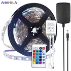 Светодиодная лента 5050 2835 3528 SMD Rgb, водонепроницаемая неоновая Светодиодная лента 5050 Rgb, 12 В, 60 шт.м