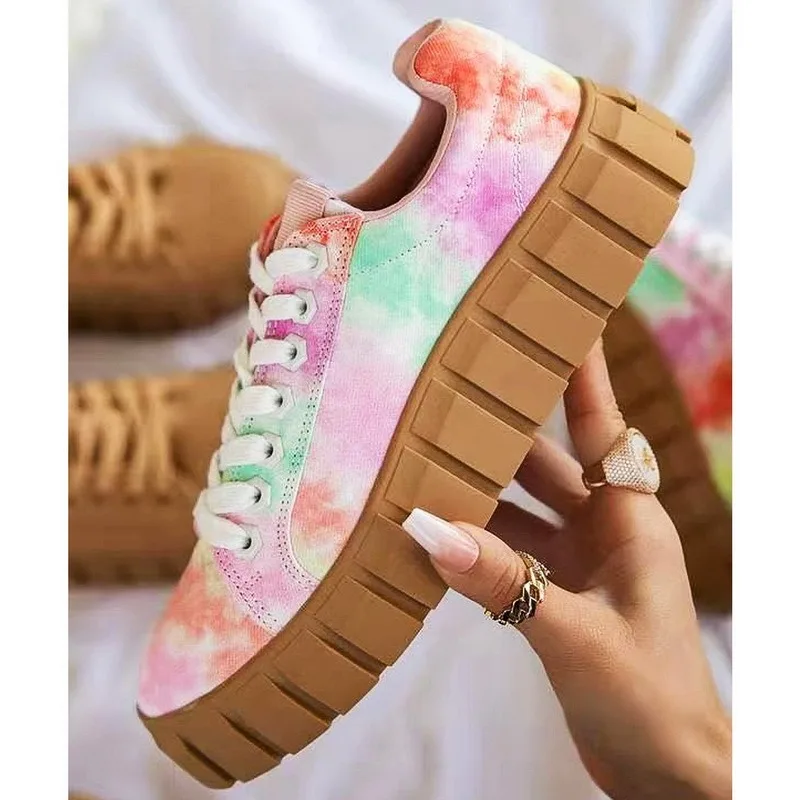 Женские кроссовки на платформе Белые Повседневные для тенниса весна 2021 | Обувь