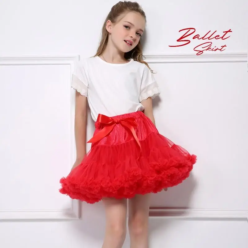 Юбка-пачка для маленьких девочек юбка-балерина пушистые Детские балетные юбки