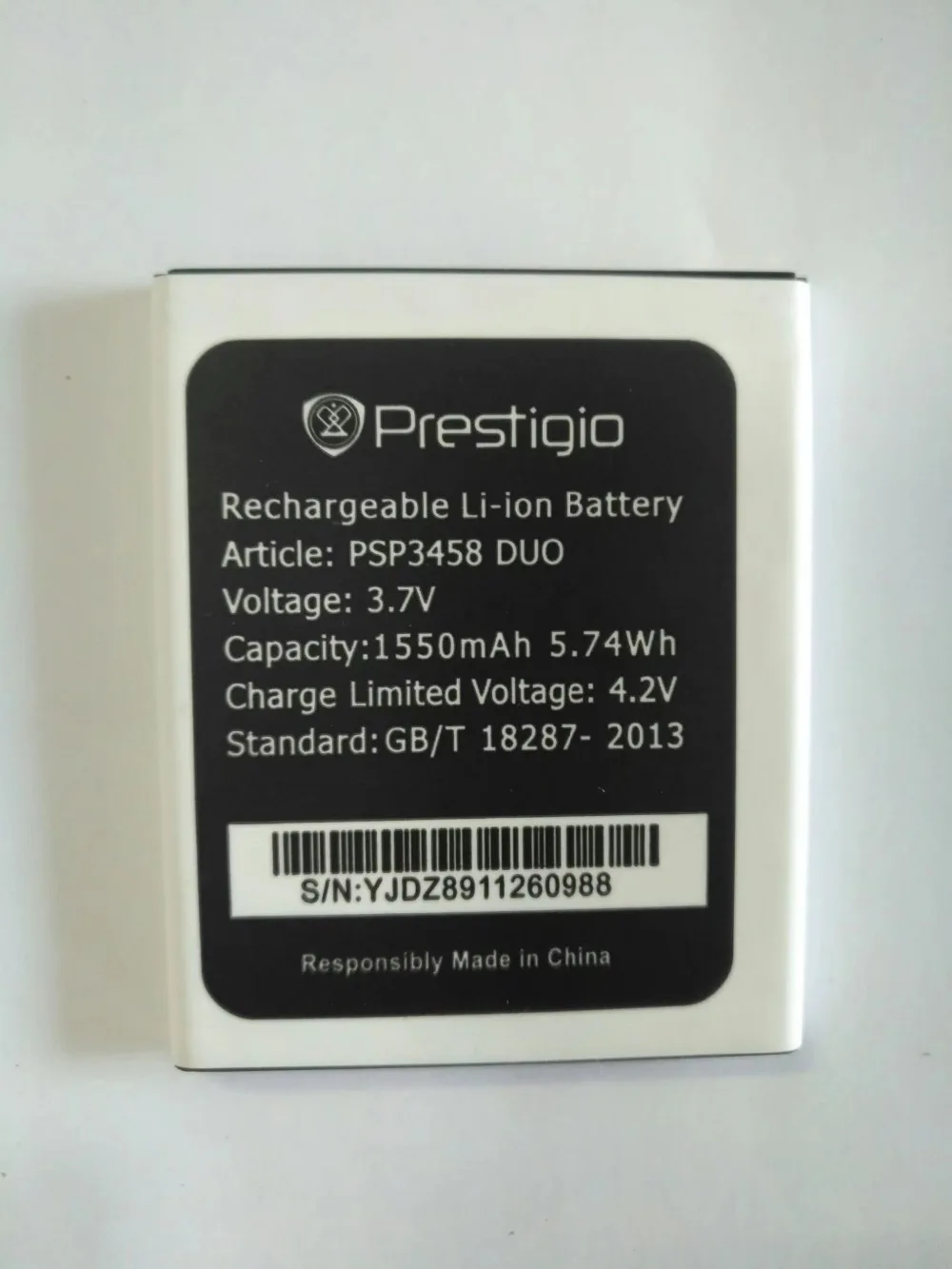 Оборудование для PSP 3458 DUO батарея мобильного телефона Prestigio MultiPhone аккумулятор