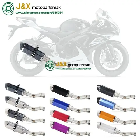 Suzuki GSX R600 R750 GSXR600 GSXR750 K7 2007 Глушитель Выхлопной Системы Full System Racing DBKiller Средняя Труба Slip-On Из...