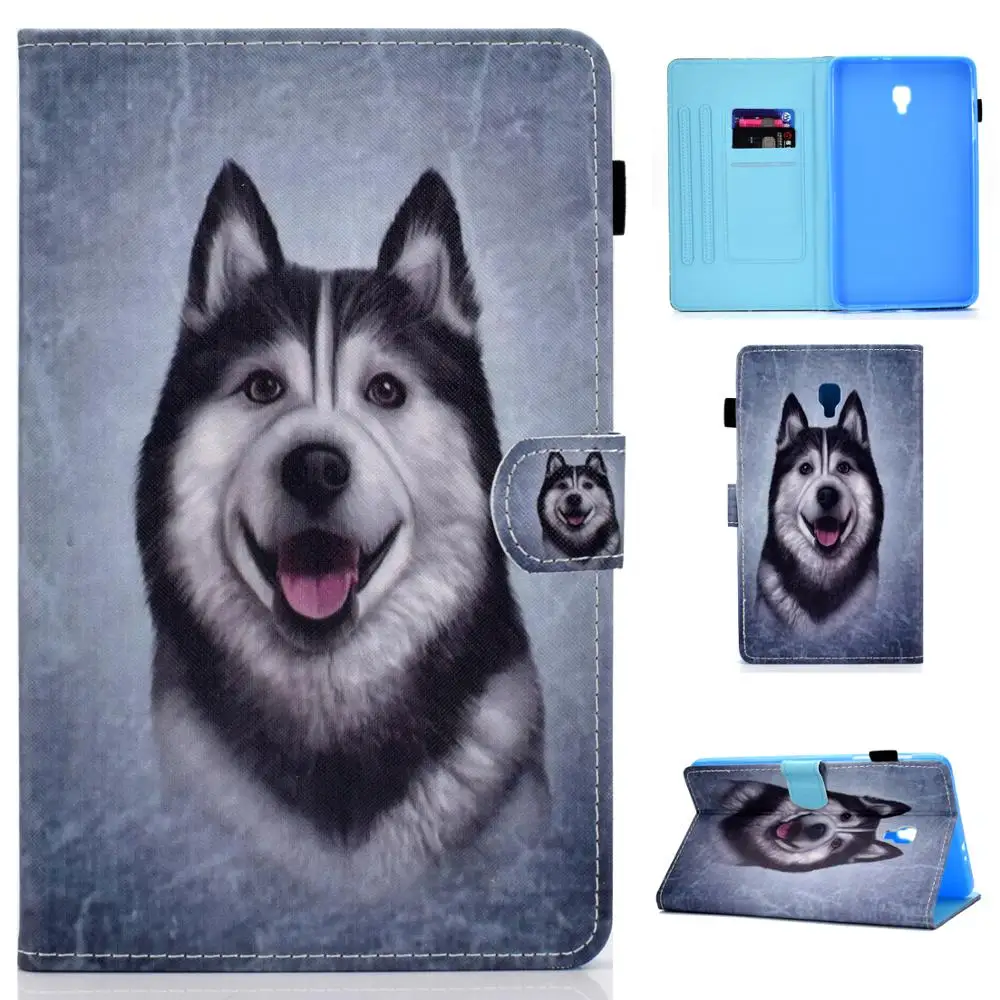 Чехол книжка из искусственной кожи с подставкой и отделением для карт Samsung Galaxy Tab A