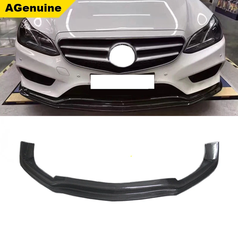 

Высококачественный Противоскользящий передний спойлер из углеродного волокна, автомобильный передний бампер, передний бампер для Mercedes-Benz ...
