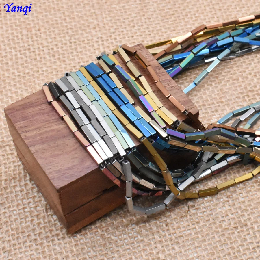 Бусины Из Натурального Гематита квадратные 8 мм 48 шт./лот для изготовления