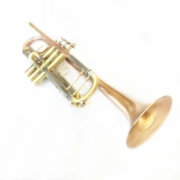 phosphor copper trumpet bb b flat brass gold painted exquisite durable musical instrument with mouthpiece gloves strap case