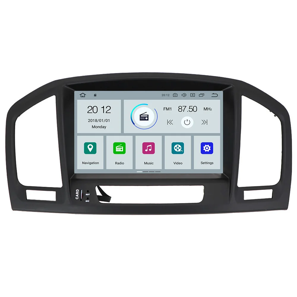 Автомобильный DVD плеер Aotsr Android 9 0 стерео Мультимедиа NAVI DSP для Opel Vauxhall Holden Insignia 2008