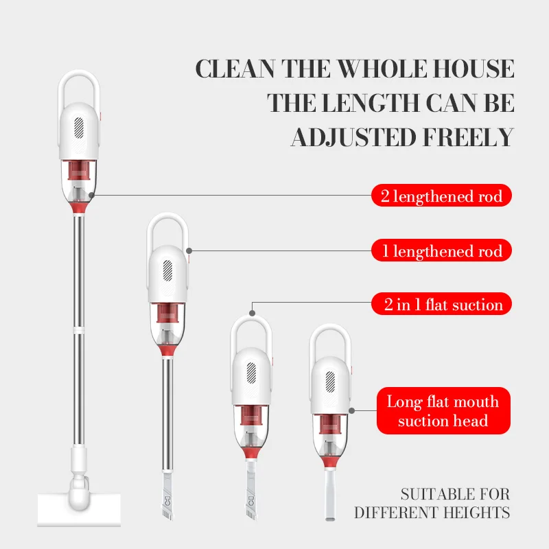 

Проводной ручной пылесос, портативный пылесборник с USB-зарядкой, домашний Многофункциональный пылесос, легко моющийся, 2 в 1, многофункциона...